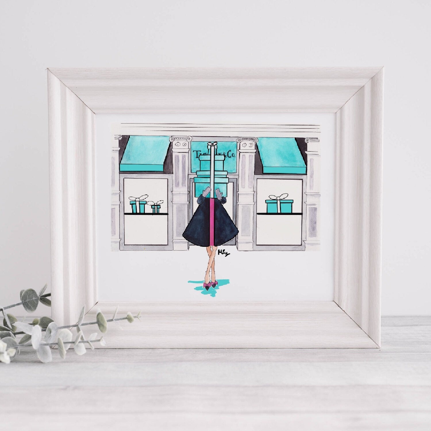 Tiffany Boutique New York Print | Giclée Wall Art | Margot Shay