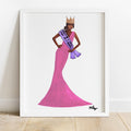 Don't Be a Drag Just Be a Queen Print | Empowering Wall Art | Margot Shay