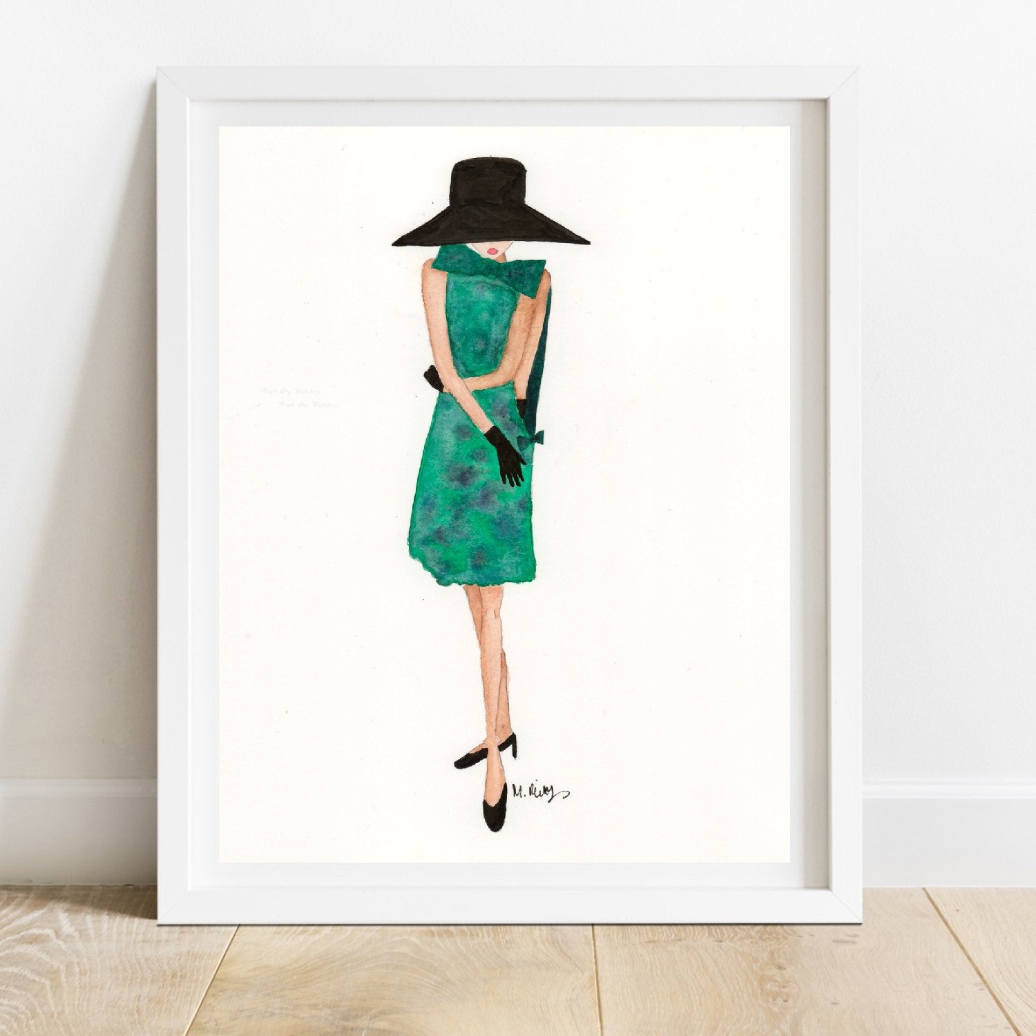 Elegant Fashion Illustration Print | Giclée Wall Art | Margot Shay