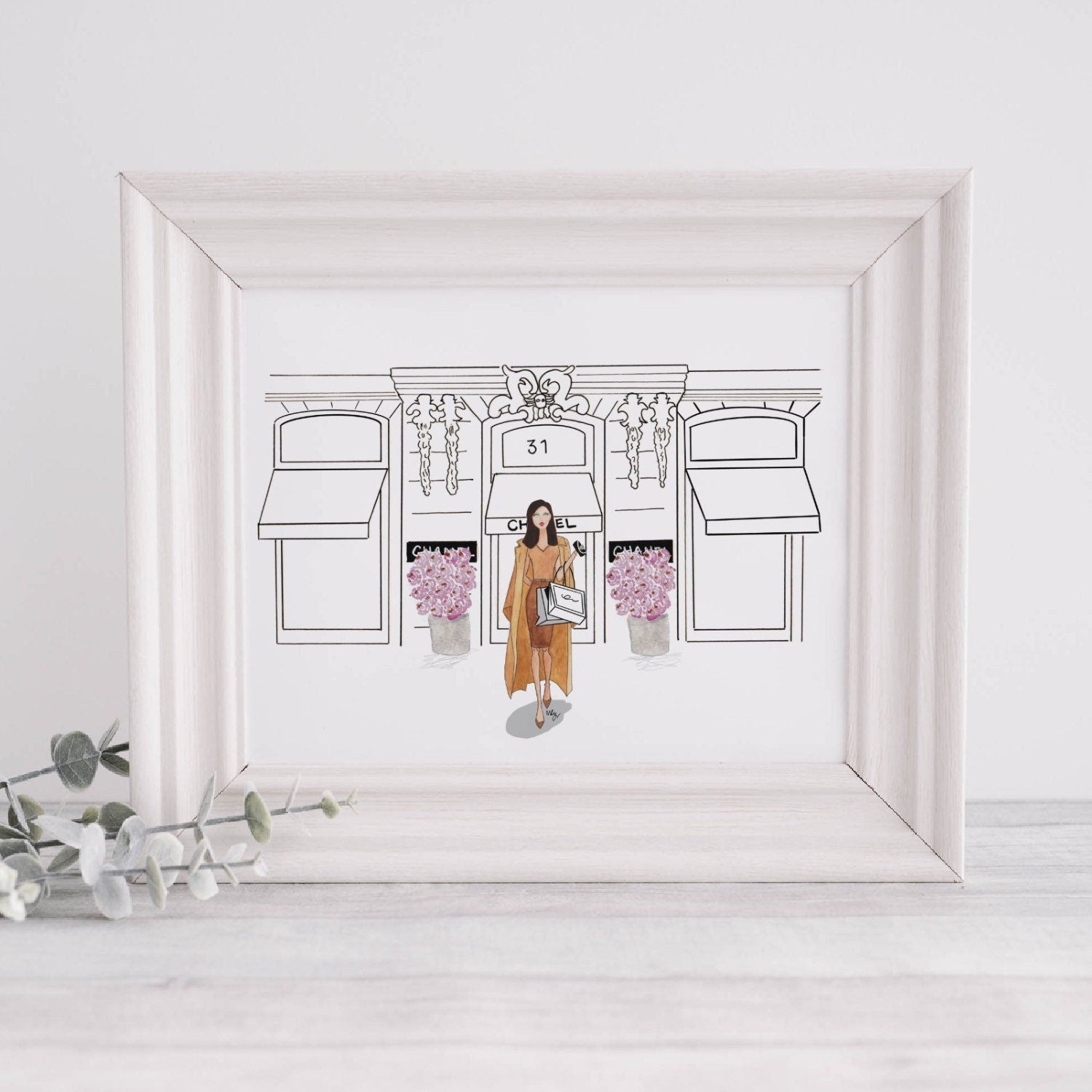 Chanel Paris Boutique Print | Giclée Fashion Wall Art | Margot Shay