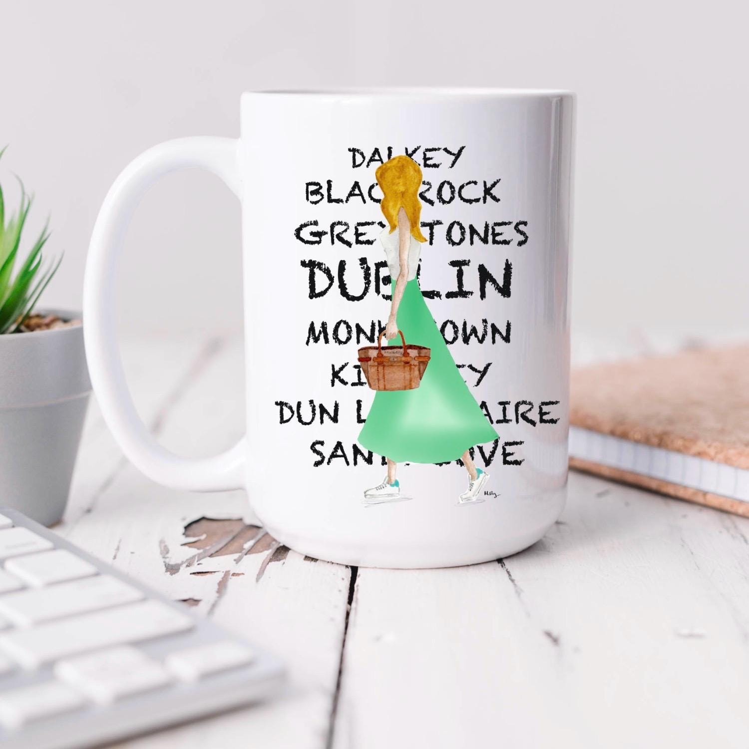 Irish Girl Dublin Mug | Personalised Gift for Her | Margot Shay