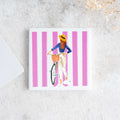 Pink Stripe Coaster