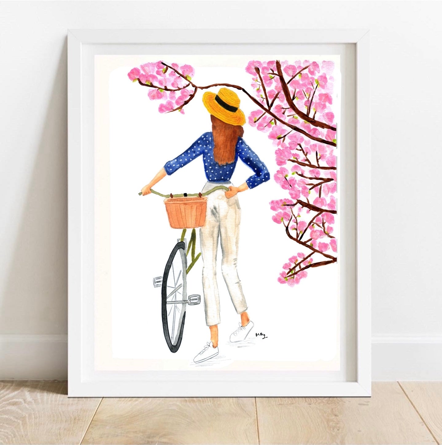 Peonies Fashion Illustration Print | Giclée Wall Art | Margot Shay