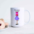 Macaron Lover Ceramic Mug | Handmade Illustration | Margot Shay