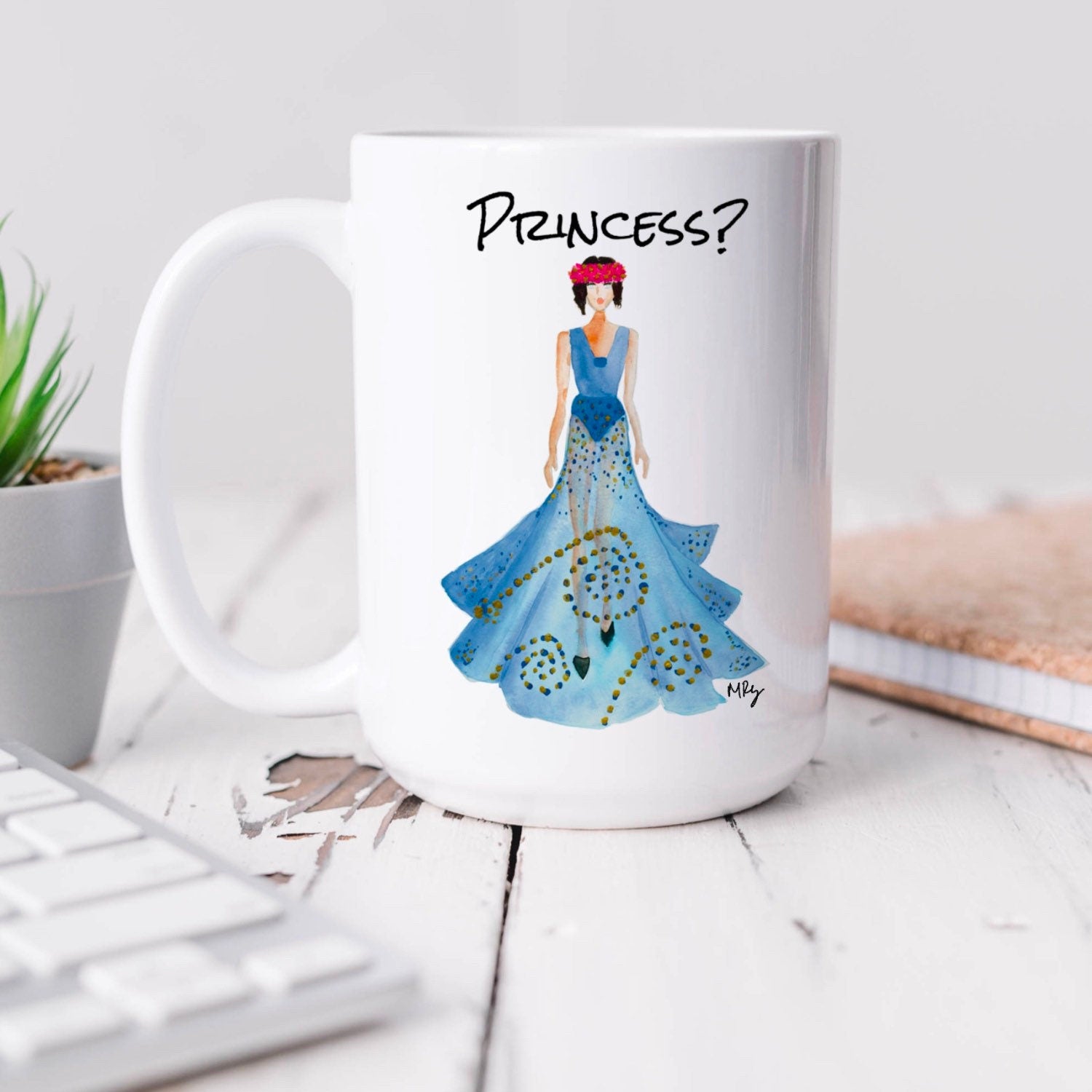 Princess? No Honey, I'm the Queen | Handmade Ceramic Mug | Margot Shay