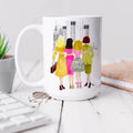 Sex and the City Ceramic Coffee Mug | New York Illustrated Cup | Margot Shay