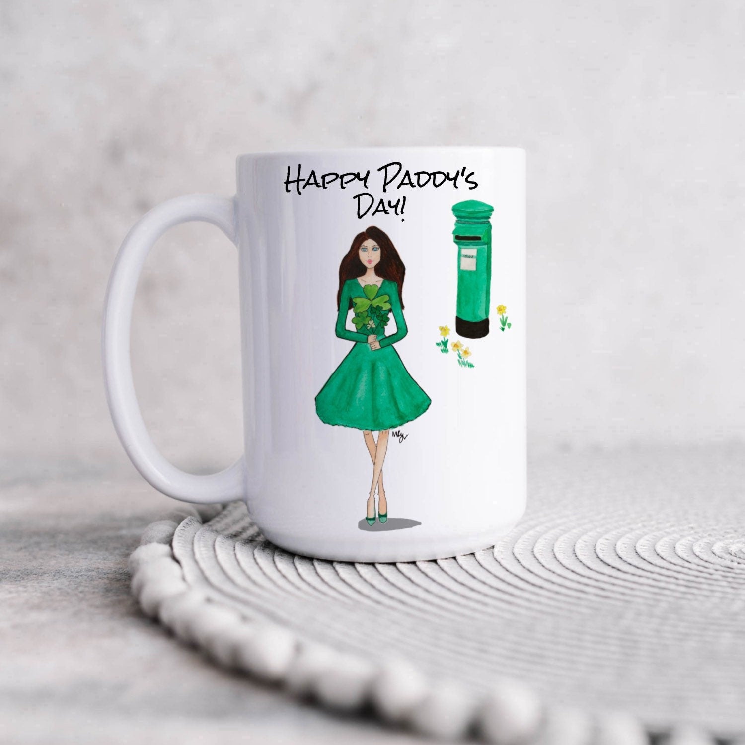 St Patrick's Day Irish Girl Mug | Lucky Irish Gift for Her | Margot Shay